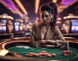 Layar meja VIP Roulette hokigame dengan roda roulette langsung dan antarmuka taruhan